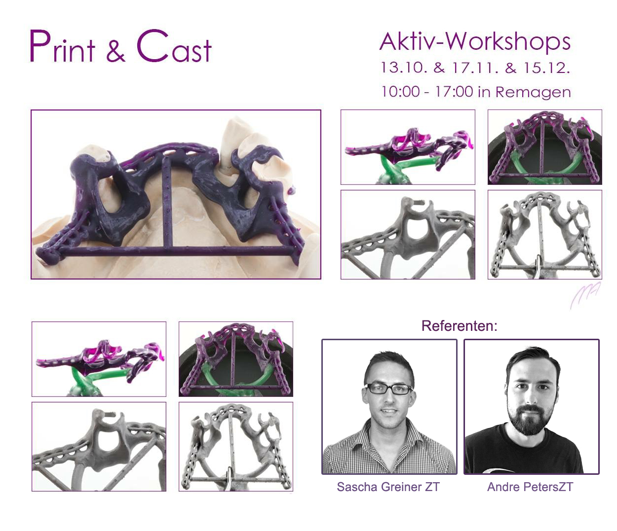 PRINT & CAST Modellguss 5.0 - ACTIV-WORKSHOP in Remagen
