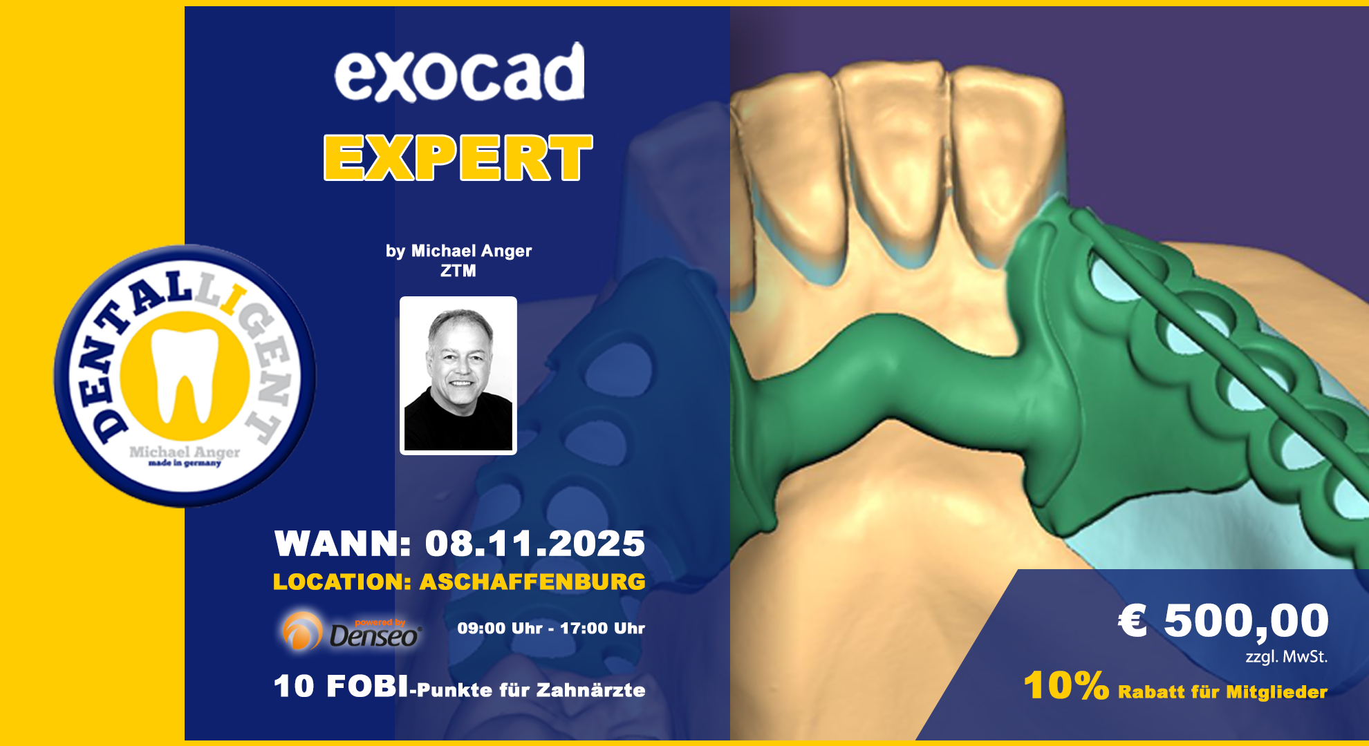EXOCAD – Experten in Aschaffenburg - aktiv Workshop